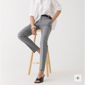 J. Crew Cameron checked dress pants, size 0